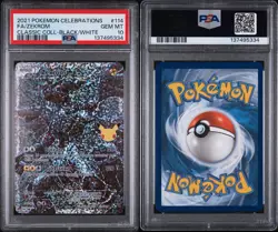 2021 POKEMON CELEBRATIONS CLASSIC COLL #114 FULL ART/ZEKROM PSA 10 Gem Mint - Image 3