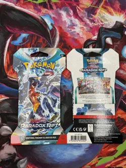 Pokemon Paradox Rift Sleeved Booster Pack (X1) - Random Artwork - New & Sealed - Image 3