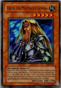 Freed The Matchless General LOD-016 Yugioh HP - Image 1