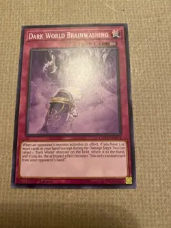 Yu-Gi-Oh! dark world brainwashing mint common 1st ed COTD-EN074 - Image 1