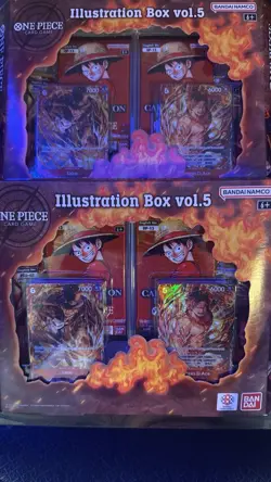 One Piece TCG Illustration Box Vol 5 - Factory Sealed (x2) - Image 1
