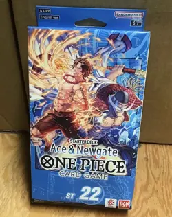 One Piece TCG: Green Ace & Newgate Starter Deck ST-22 Collectible - Image 1
