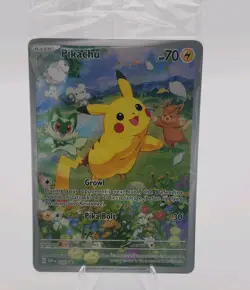 Pokemon Pikachu 088 SVP Scarlet & Violet Promo Holo 2024 Unopened 4 Card Sealed - Image 1