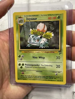 Ivysaur 44/130 Uncommon - Base Set 2 Pokemon Card NM/MT Nintendo WOTC Vintage - Image 2