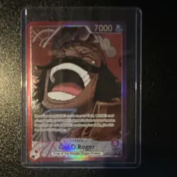 Bandai One Piece CCG Gol.D.Roger Leader OP05-060 Holo 7000 Card - Image 1