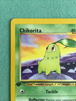 Pokemon Card - Chikorita - FIRST EDITION - Neo Genesis 2000 - 53/111 - Image 3