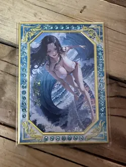One Piece CCG Boa Hancock Metal Card - Surfer Catch A Wave - Image 1