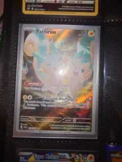 Pokemon Pachirisu TCG Holo Illustration Rare Card 208/198 Scarlet & Violet Base - Image 1