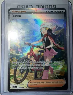 Pokemon Dawn 129/094 Full Art Holo Trainer Card English TCG - Image 1