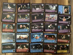 WWE WWF LOT OF RAW DEAL 100 CARDS NM 2001 - Image 1