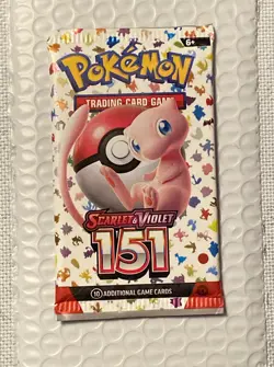 Pokemon TCG Scarlet & Violet 151 Booster Pack English 10 Cards - Image 1