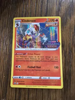 Cinderace - (Prerelease) SWSH112 SWSH: Sword & Shield Promo Cards Holo - Image 1