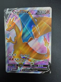 Charizard v SWSH050 Sword & Shield Promo Card Near Mint Condition - Image 3