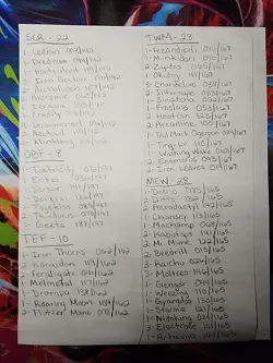 552 Holo Rare Pokemon Black Star Cards. *List In Pictures* Modern Cards - Image 3