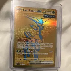 Pokemon Iron Leaves EX Full Art Holo Rare SV05 Temporal Forces 175/162 Card - Image 1