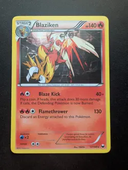 M/NM Pokemon Blaziken Holo Card 17/108 Dark Explorers - Image 1