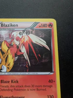 M/NM Pokemon Blaziken Holo Card 17/108 Dark Explorers - Image 3