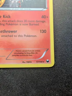 M/NM Pokemon Blaziken Holo Card 17/108 Dark Explorers - Image 5