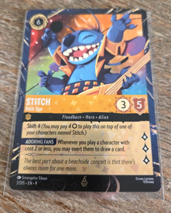 Disney Lorcana Stitch - Rock Star, EPCOT 2026 Exclusive Promo Card Single - Image 2