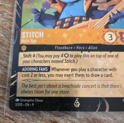 Disney Lorcana Stitch - Rock Star, EPCOT 2026 Exclusive Promo Card Single - Image 3