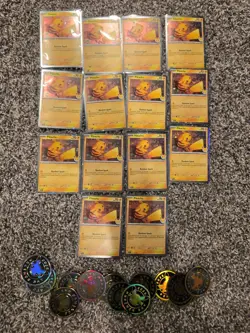 14 Pikachu 051/162 2026 Pokemon Day Promo Cards With 14 Pokemon Day Coins - Image 1