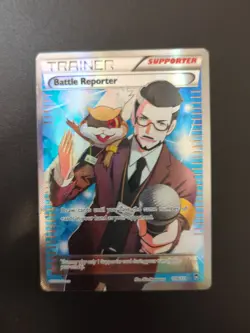 Pokemon TCG Battle Reporter Furious Fists Full Art Ultra Rare Card 109/111 NM - Image 1
