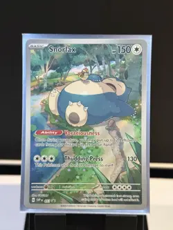 Snorlax Illustration Rare 051 Sv: Scarlet & Violet Promo Cards Holo - Image 2