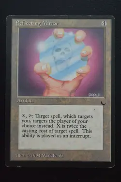 Magic The Gathering MTG REFLECTING MIRROR The Dark LP Lightly Played - Image 1