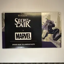 🔥MTG Secret Lair x Marvel's Spider-Man: Villainous Plots - Non Foil - Sealed - Image 1