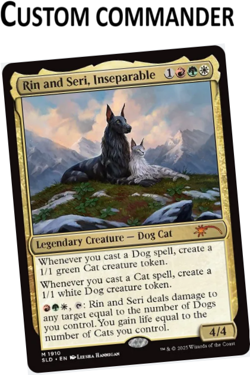 Rin and Seri, Inseparable Custom Commander Deck MTG Magic the Gathering - Image 1