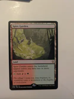 MTG - Spire Garden - Baldur's Gate - rare land red/green 361/361 English WotC - Image 2