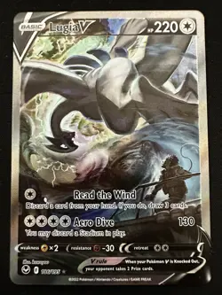 Pokemon TCG Lugia V Alt Full Art Silver Tempest 186/195 Near Mint/Mint - Image 1