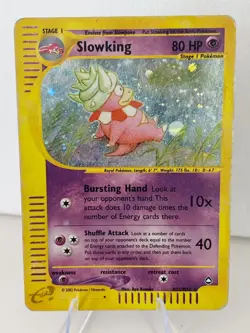 Slowking - Aquapolis - H22/H32 - Holo Rare - DAMAGED - Pokemon TCG - Image 1