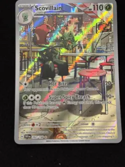 Scovillain Full Art Holo Illustration Rare Scarlet & Violet Base Set 202/198 NM - Image 1