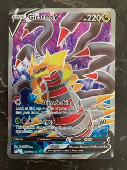 Pokemon Lost Origin - GIRATINA V FULL ART - 185/196 - NM - Image 1