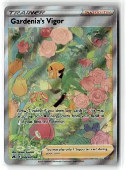 Gardenia's Vigor ⭐ GG61/GG70 Holo Crown Zenith Galarian Gallery Pokemon NM - Image 1