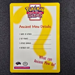 Ancient Mew Details Promo Wizards Pokemon TCG - Image 1