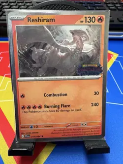 Pokemon Phantasmal Flames Stamped Sealed Reshiram Cosmos Foil Promo 017/094 - Image 2