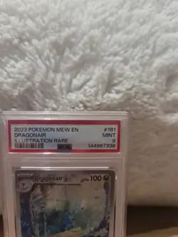 Dragonair AR 181/165 Pokemon 151 PSA 9 MINT English UK Illustration Rare 📈💥🐉 - Image 2