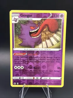 Gengar 057/198 Swsh06: Sword & Shield - Chilling Reign Reverse Holo Pokemon TCG - Image 1