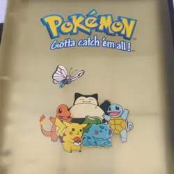 Vintage Pokemon TCG Gotta Catch Em All 3 Ring Binder 1999 Nintendo Yellow - Image 5