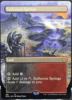 Sulfurous Springs #381 Dominaria United Borderless Regular Rare - Image 1