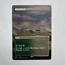 Brushland (Borderless) 298 NM Normal R The Brothers' War MTG - Image 1