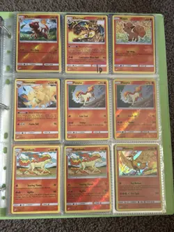 Pokemon Card Team Up Sun & Moon Partially Complete Master Set Charizard - Image 3