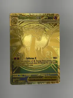 Pokemon TCG Mega Charizard x EX Gold 130/094 Ultra Rare - Image 1