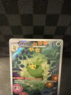 Swadloon 088/086 White Flare Illustration Rare NM Pokemon Card - Image 2