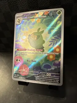 Swadloon 088/086 White Flare Illustration Rare NM Pokemon Card - Image 5