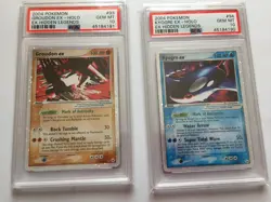 Pokemon EX hidden legends Kyogre & Groudon sequential PSA 10 (read description) - Image 1