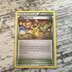 Pokemon WORLD CHAMPIONSHIP 2012 Plage Tropicale Tropical Beach BW50 Promo FRENCH - Image 1