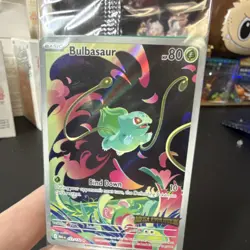 Pokemon MEGA EVOLUTION Bulbasaur Promo Holofoil Sealed Pack 2025 Topper - Image 1